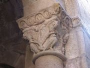 Detalle de columna en el Monasterio de Santa Cristina (Ourense)